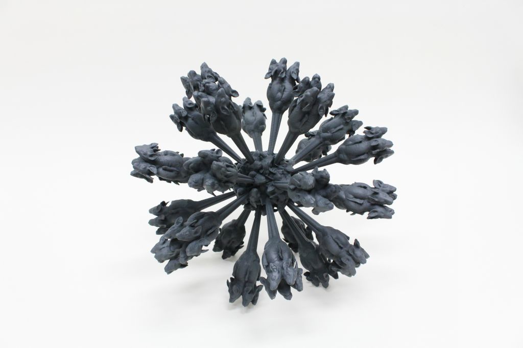 Spore (2015) detail 13.5
inch diameter Three dimensional print - unique